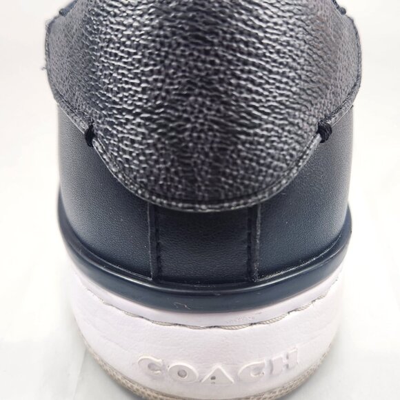 Coach Walker Slip On Women's Leather Sneakers C Logo Comfort Shoes Black Size 8B - Picture 7 of 16